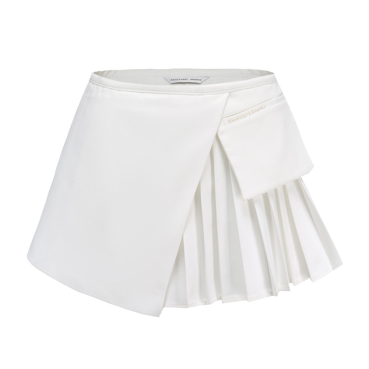 Pleated Mini Skirt