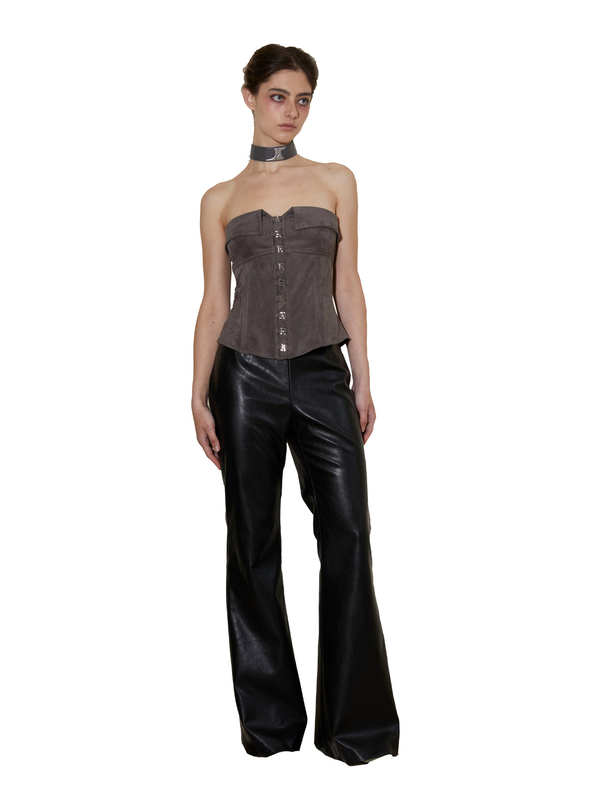 Faux-Leather Pants