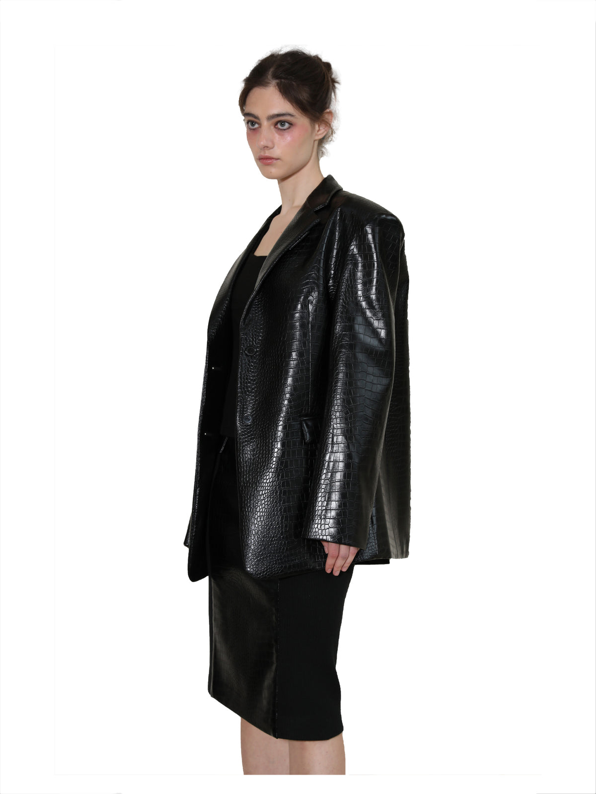 Crocodie Leather Jacket