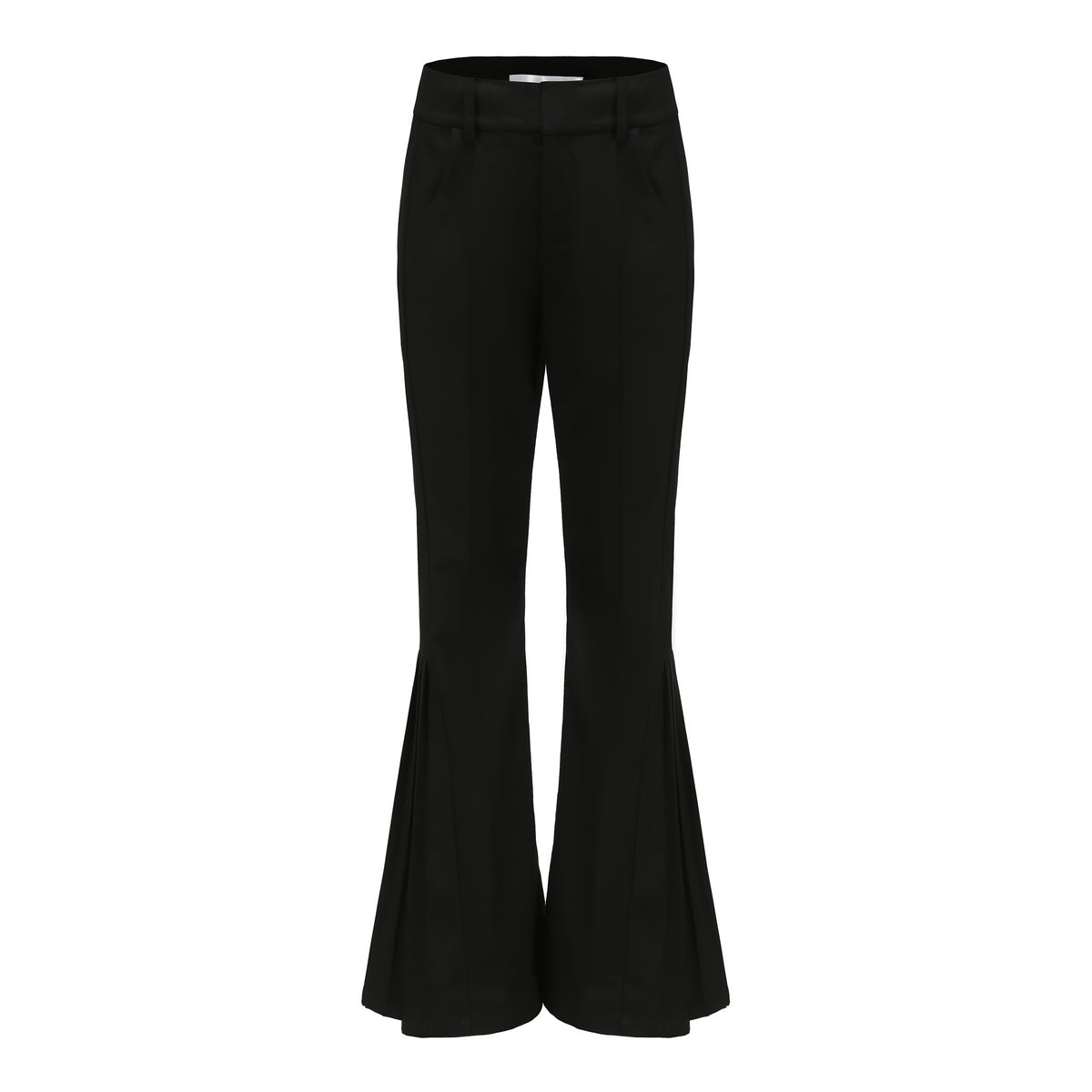 Pleated Flare Trousers