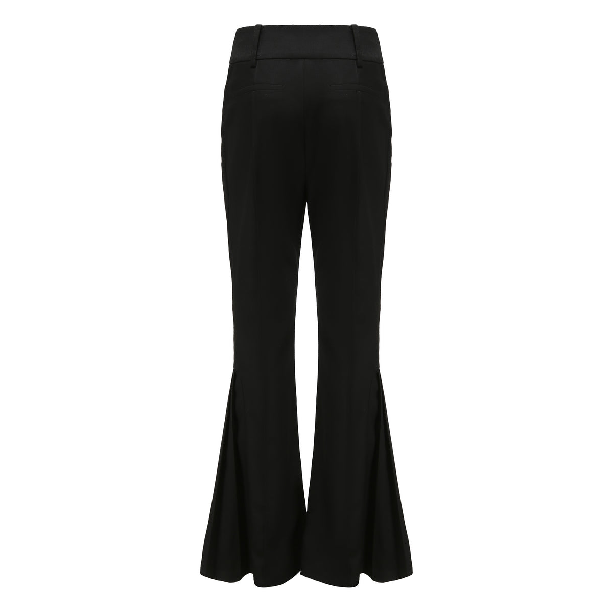 Pleated Flare Trousers