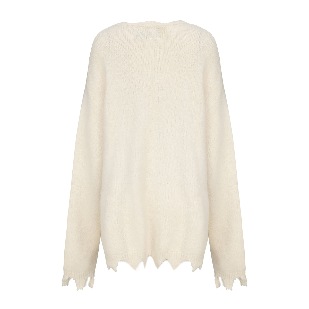 Necessary Ananke Luxury Woolen Sweater in Ivory.