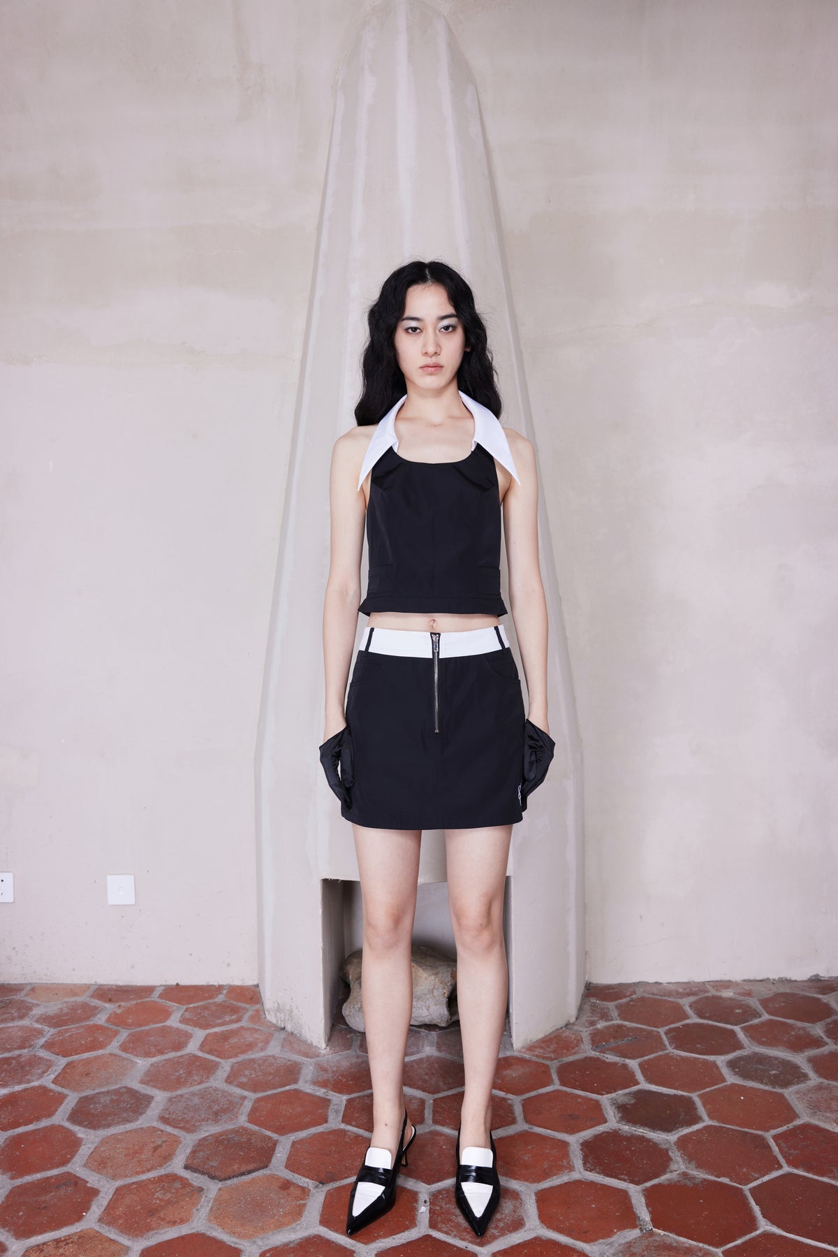 A-line Embroidered Skirt